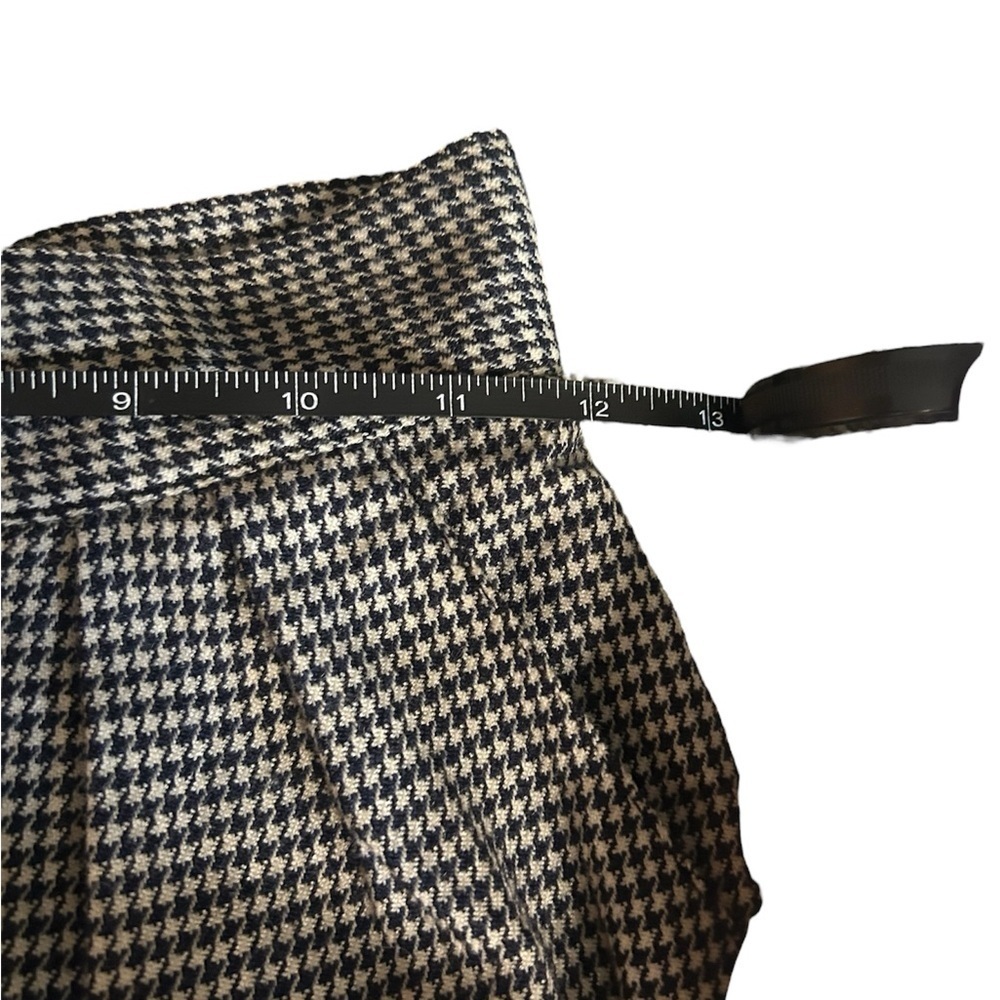 Vintage Christian Dior Wool Houndstooth Pencil Skirt - Picture 4 of 6